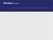 Tablet Screenshot of plastipro.com